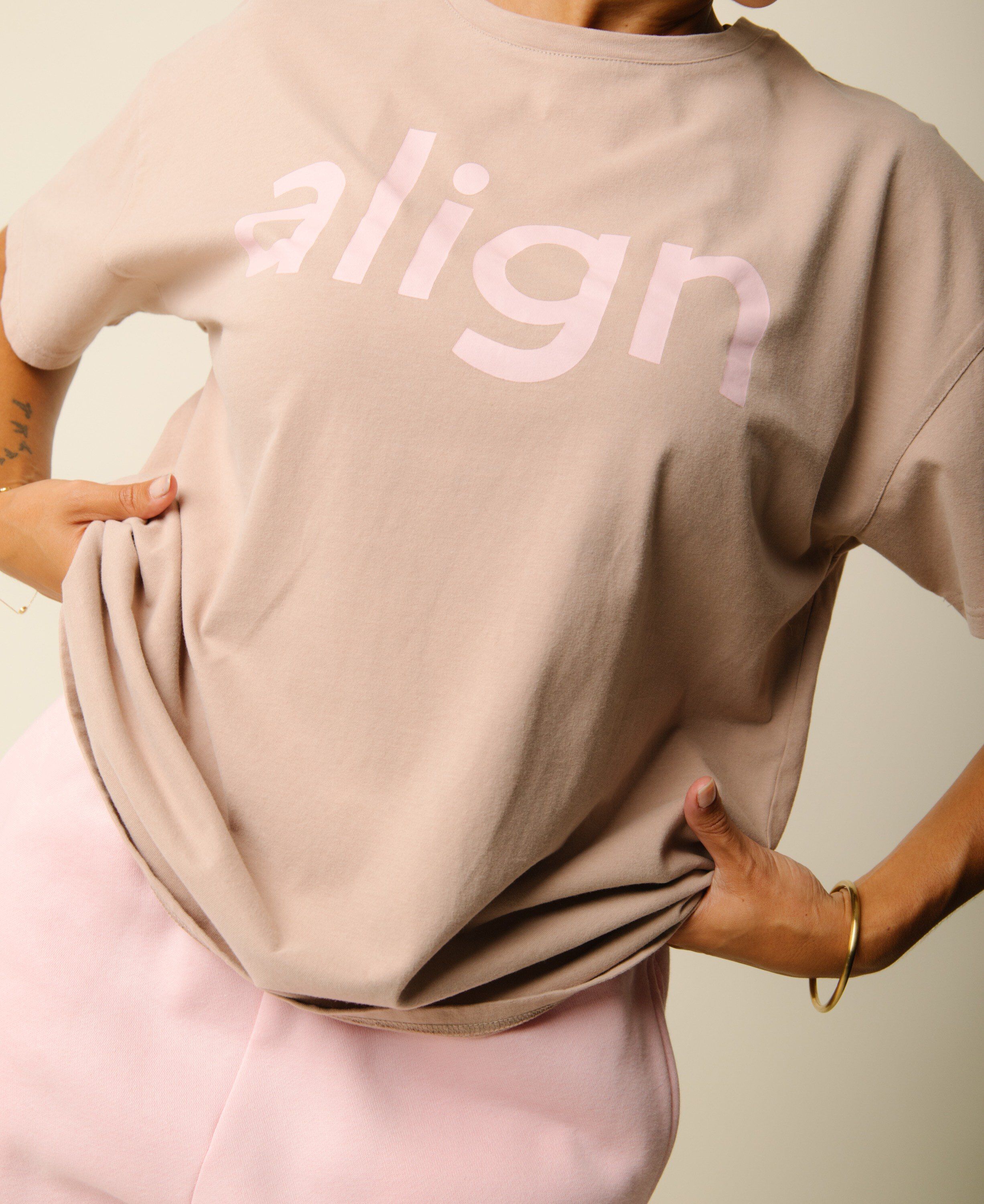 Cartel x Align by Blume oversize tee - Hazel