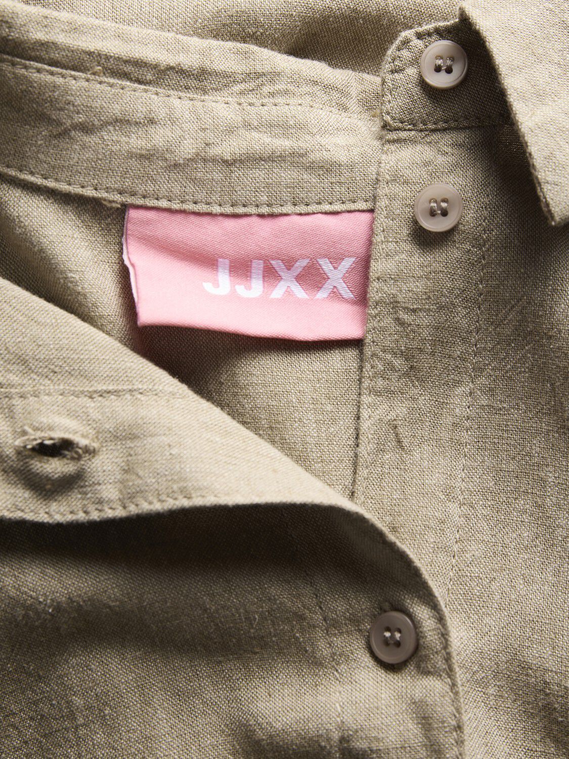 Jxalmira Linen Blend Ls Shirt Wvn Ln