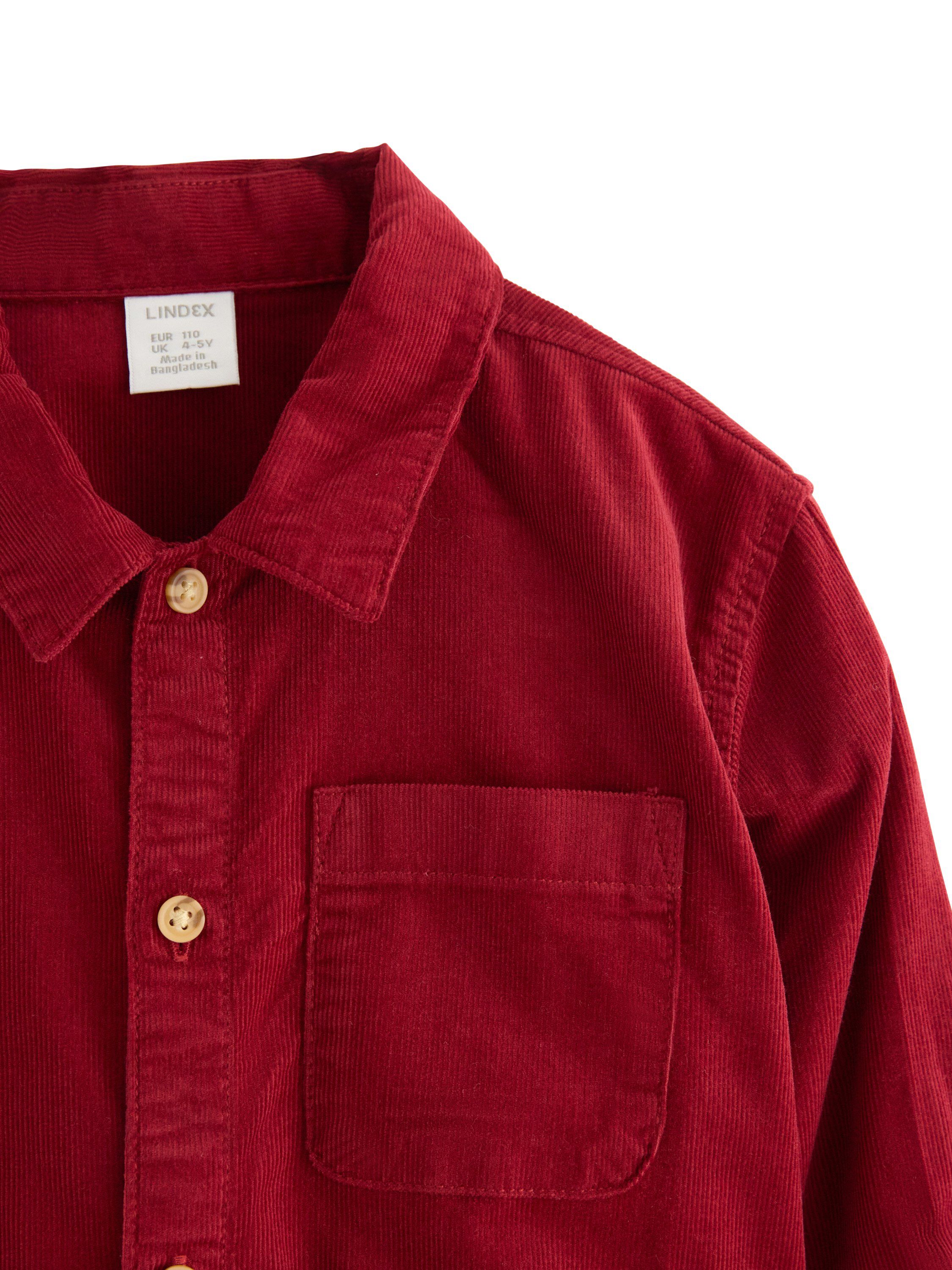 Lang&aelig;rmet skjorte i fl&oslash;jl.