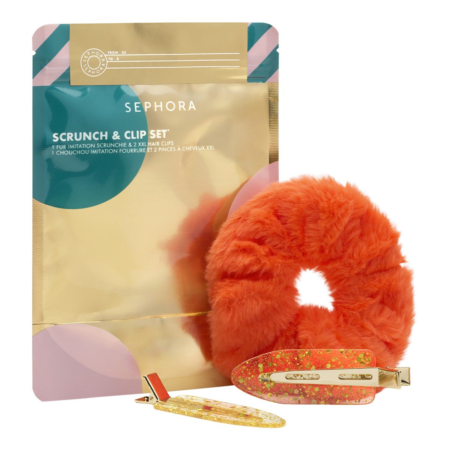 KIT CHOUCHOU ET PINCES - Set med h&aring;raccessoarer