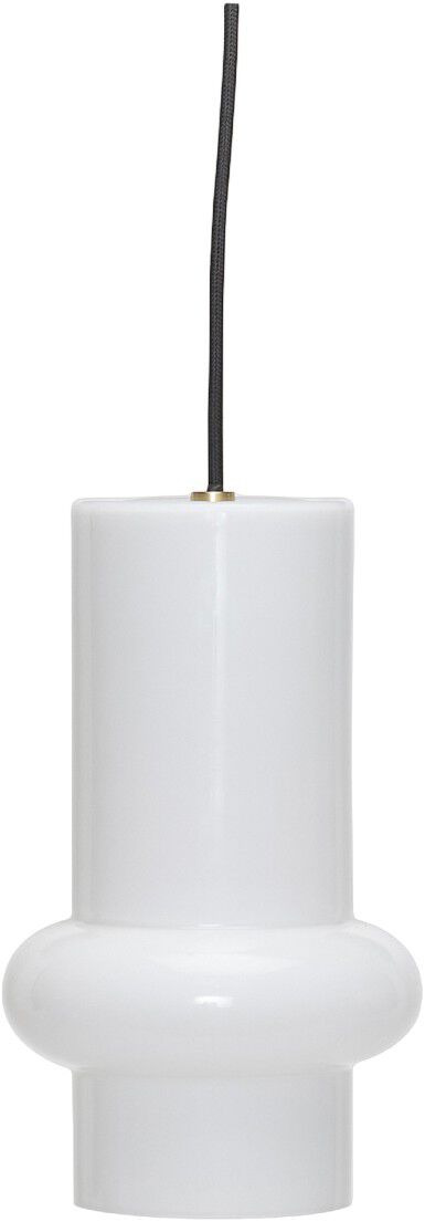 Pilule Pendant Down Shiny White