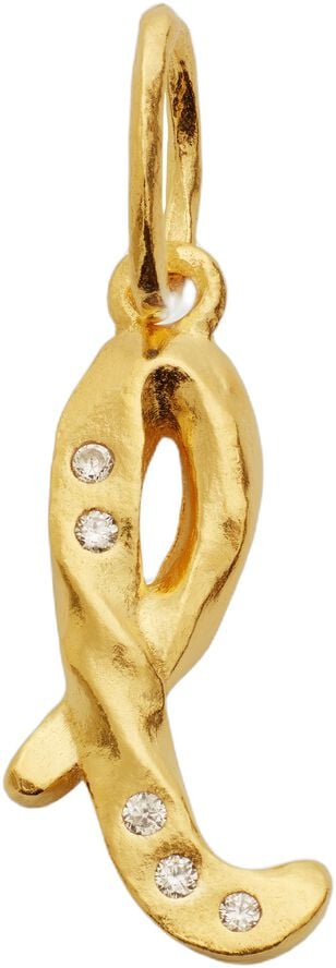 Alphabet Pendant Gold