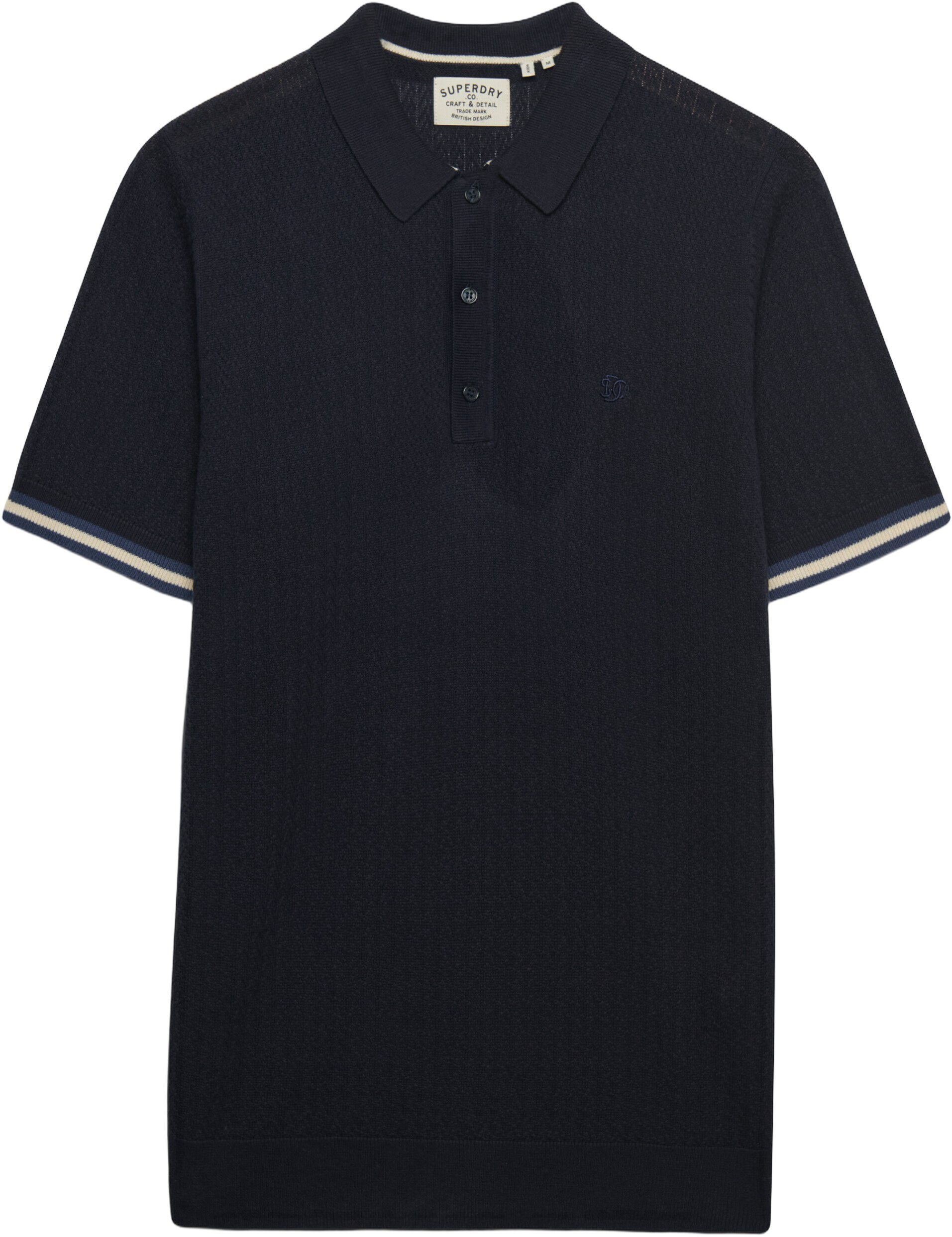 KNITTED TEXTURE S/S POLO