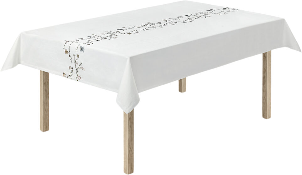 Hammersh&oslash;i Christmas Dug 150x370 cm hvid m. deko