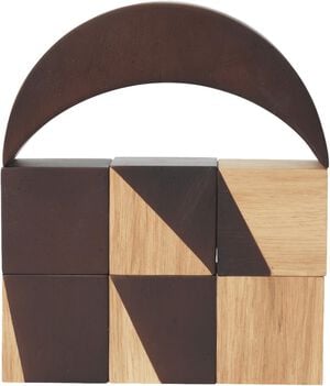 Phase Building Blocks - Natural/Dark stained