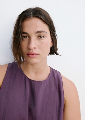 A-line dress with seam detail