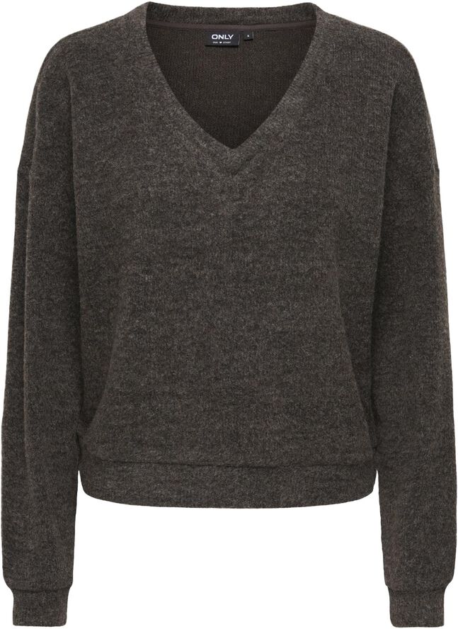 ONLJACKIE L/S V-NECK CC SWT