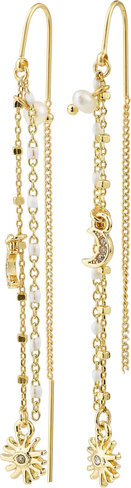 MYLAN k&aelig;de &oslash;reringe guldbelagt