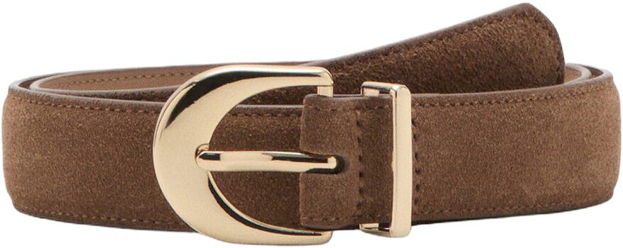 Oval buckle belt