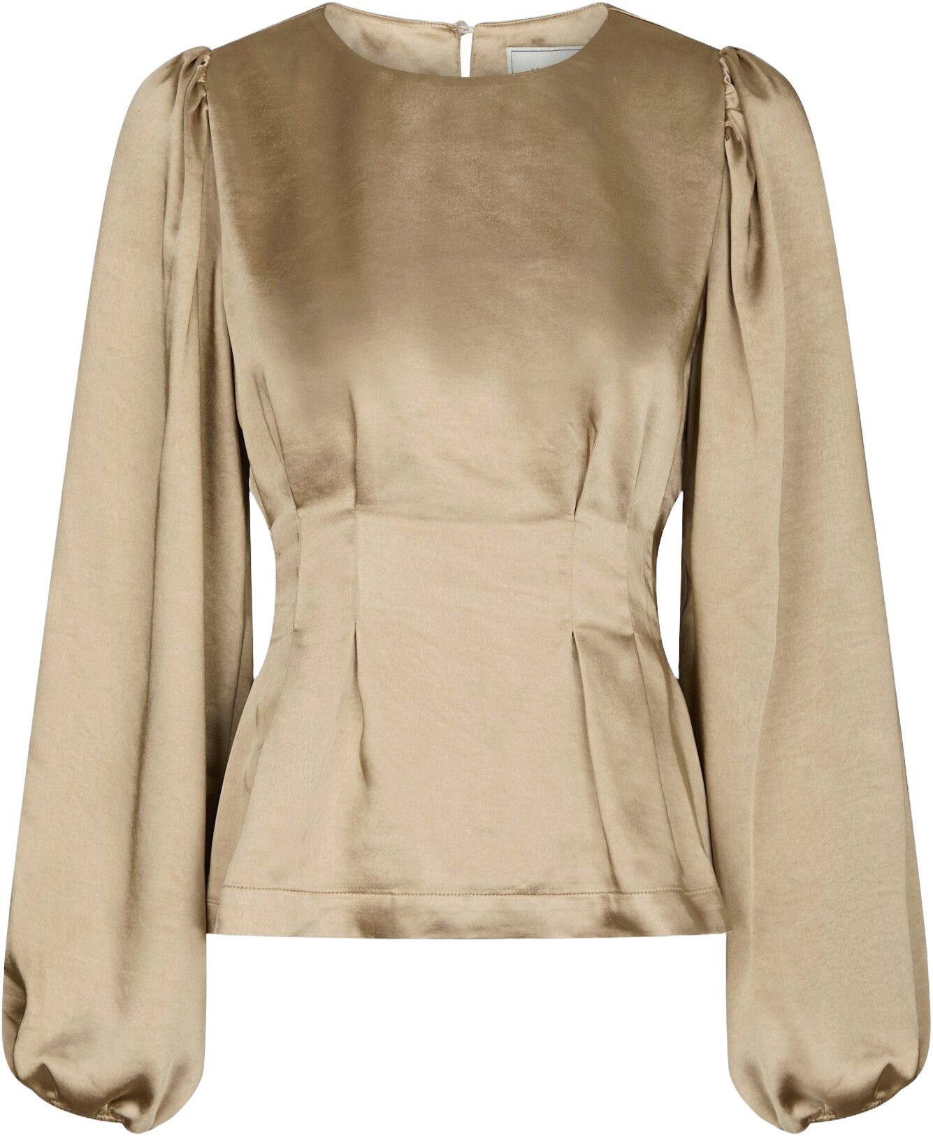 Vanya Crushed Sateen Blouse