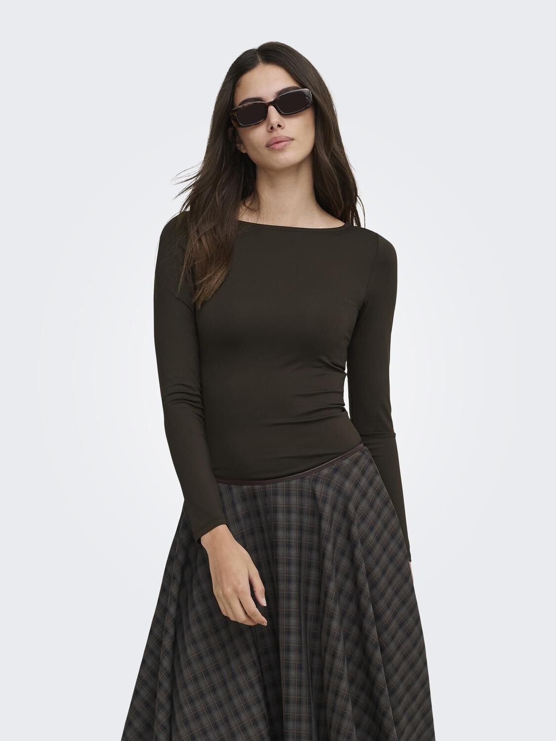 Onlea L/S Boatneck Top Cs Jrs