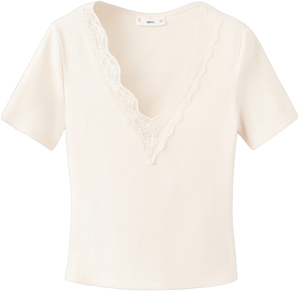Lace trim top