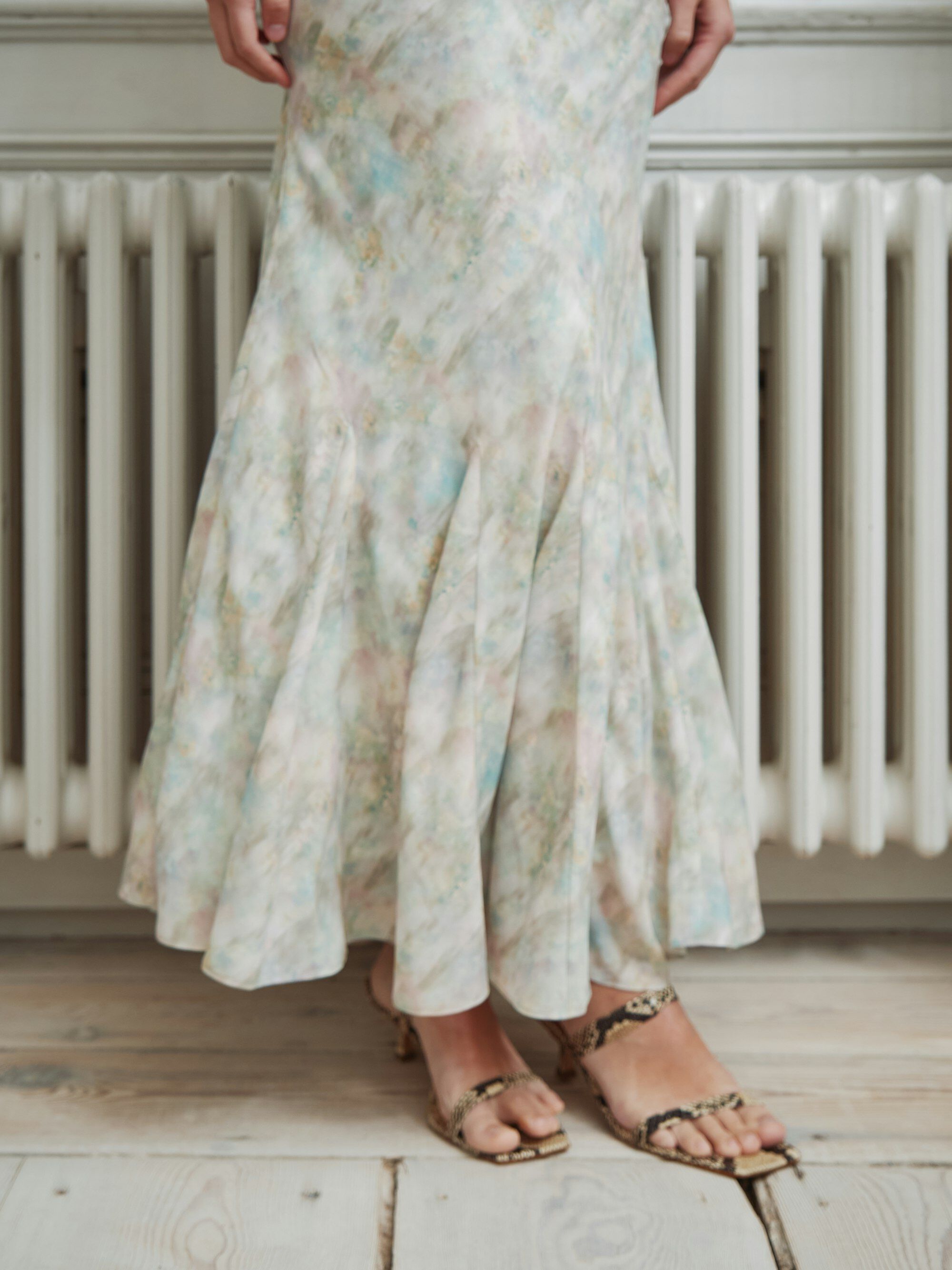 Celesse Print Chiffon Dress