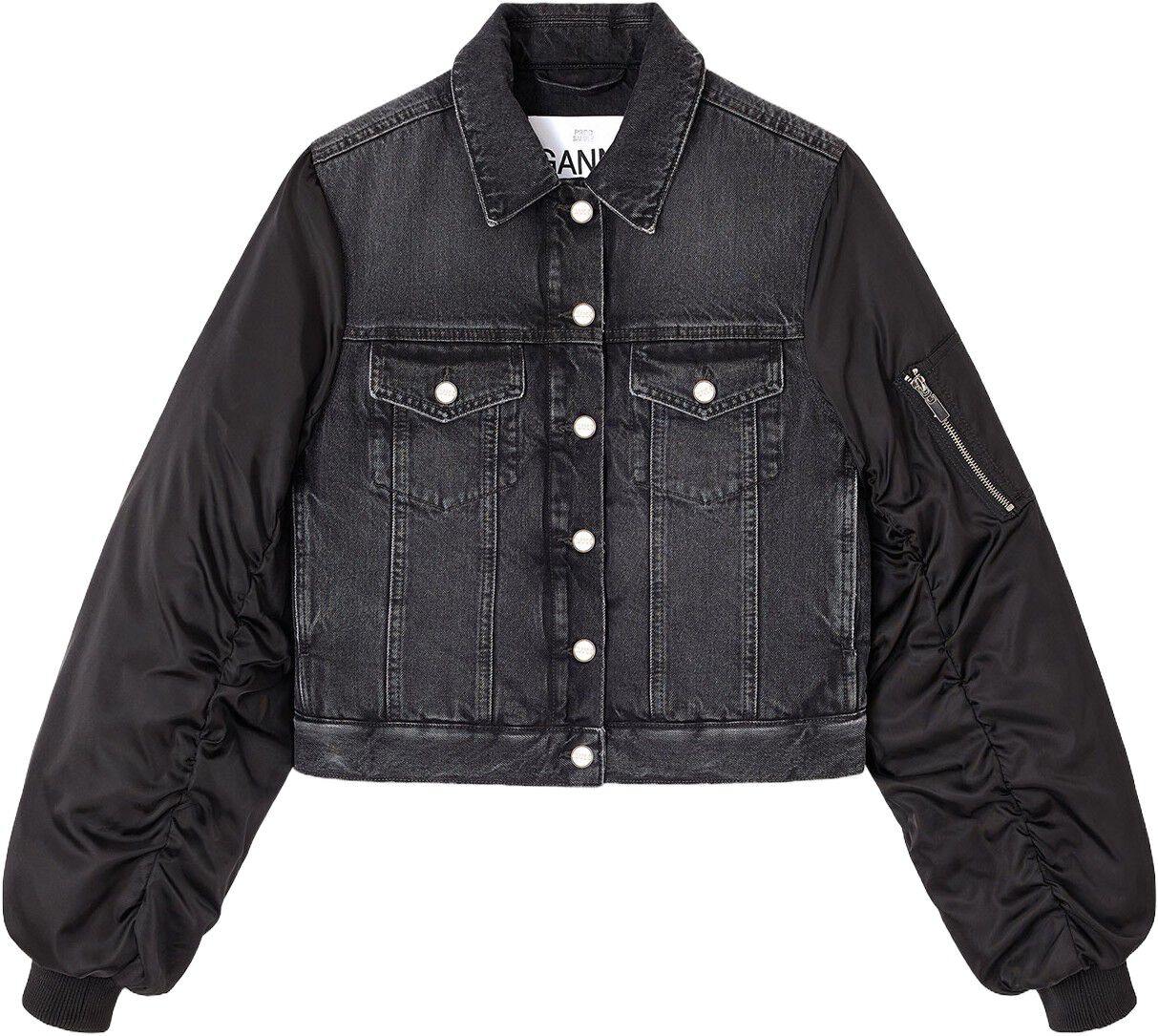 Rigid Denim Mix Jacket