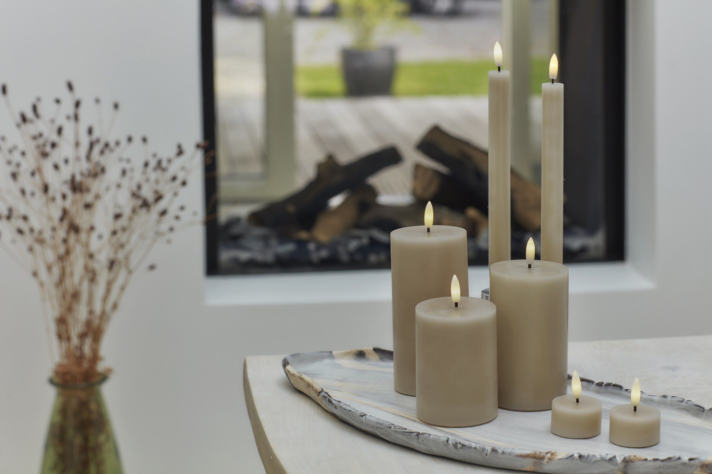 Sille &Oslash;7,5x12,5cm, Light Caramel