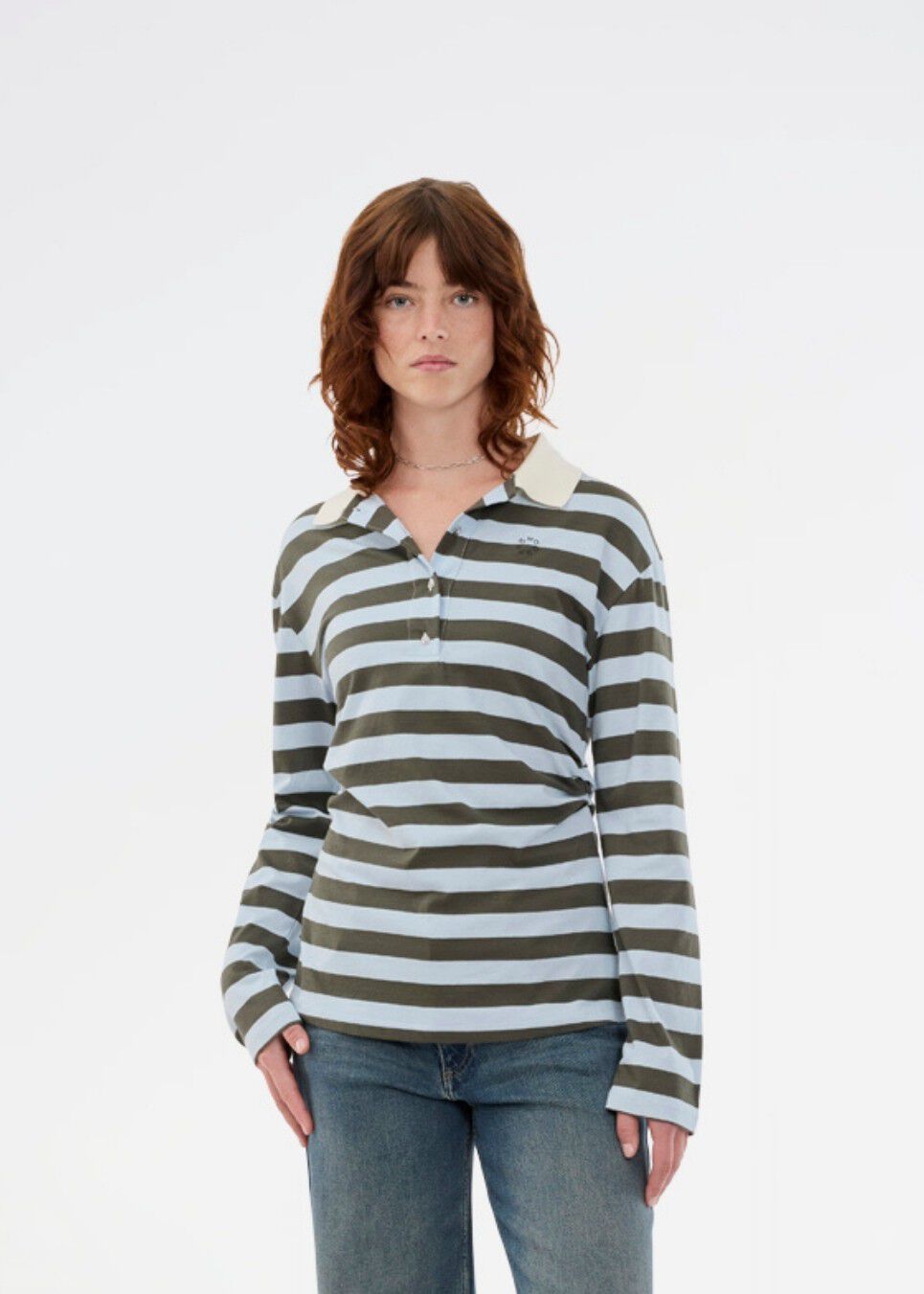 Stetsonmd LS stripe polo