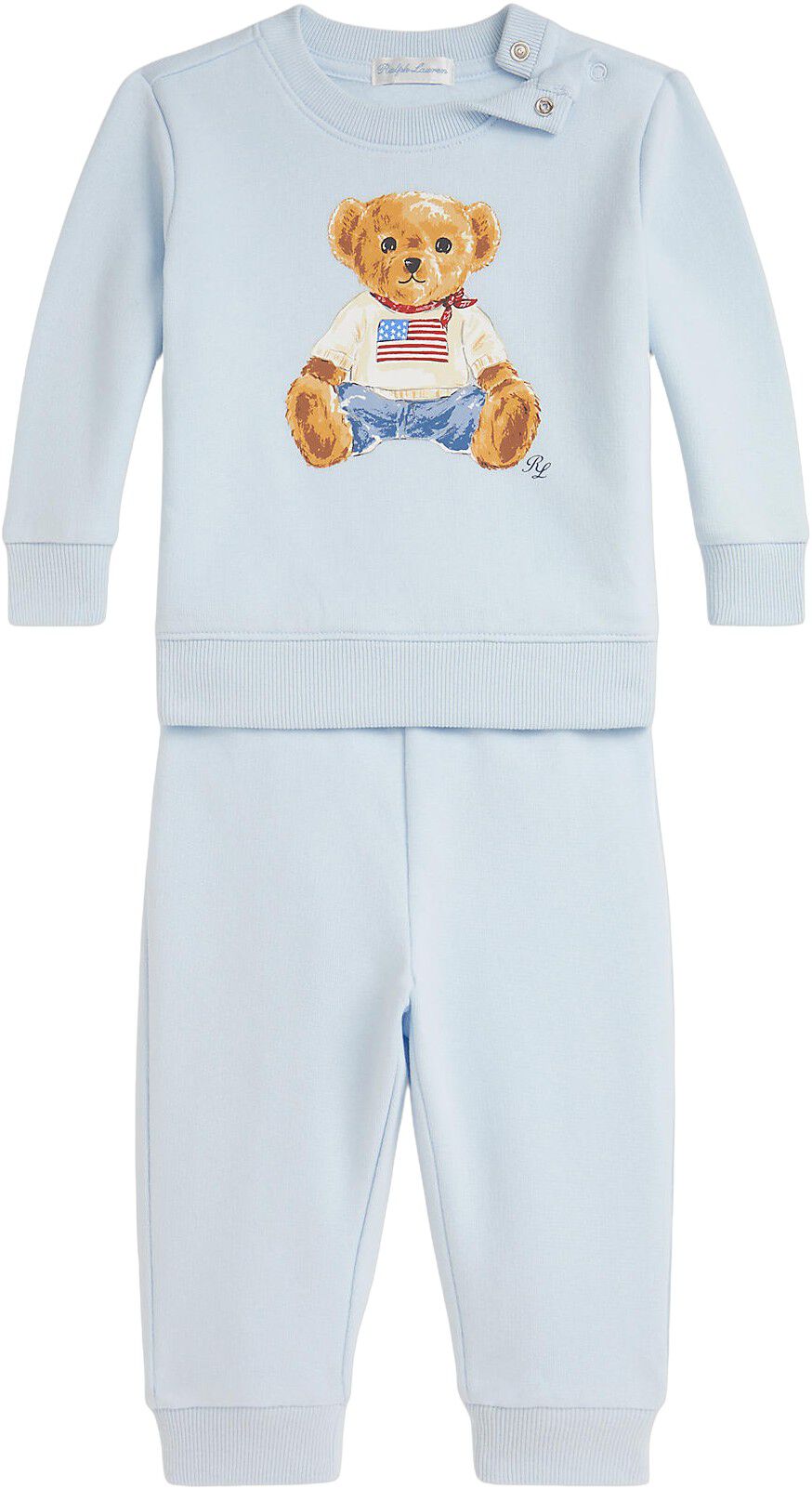 Polo Bear Fleece Sweatshirt & Pant Set
