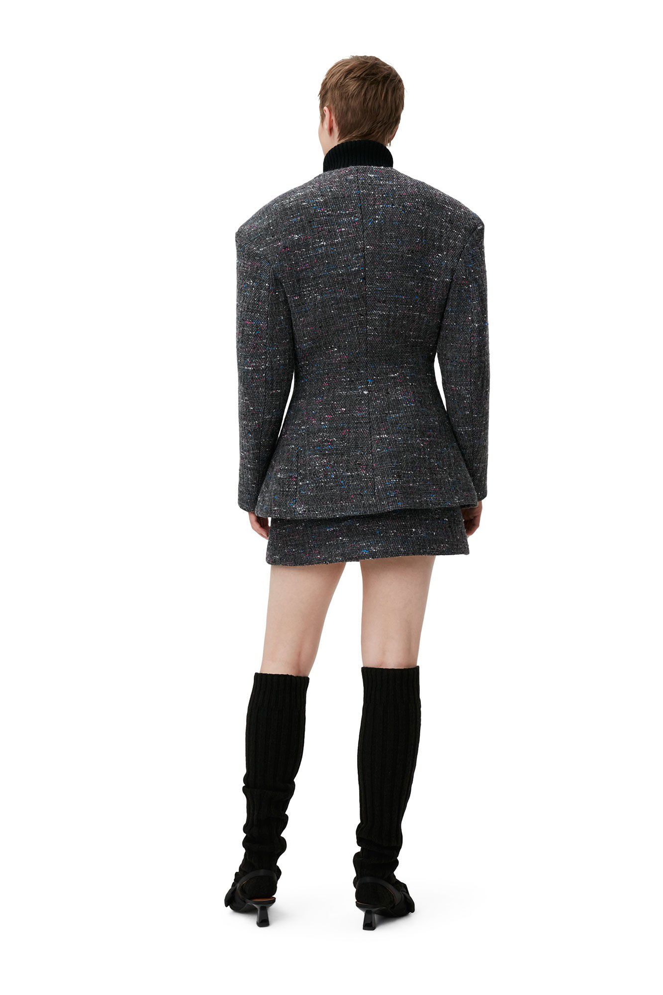 Figursydd blazer i ull