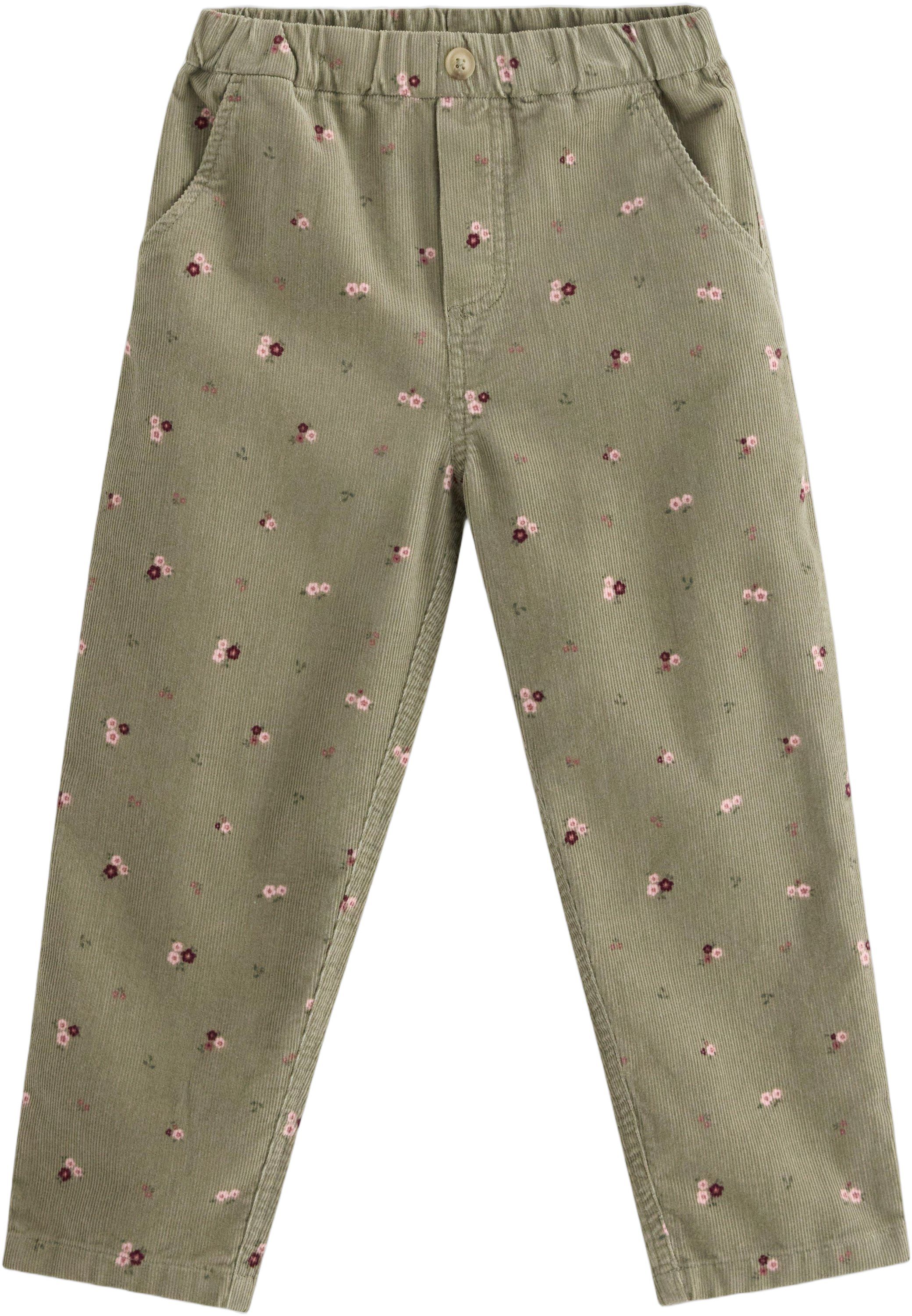 Bl&oslash;de bukser i fl&oslash;jl med et held�