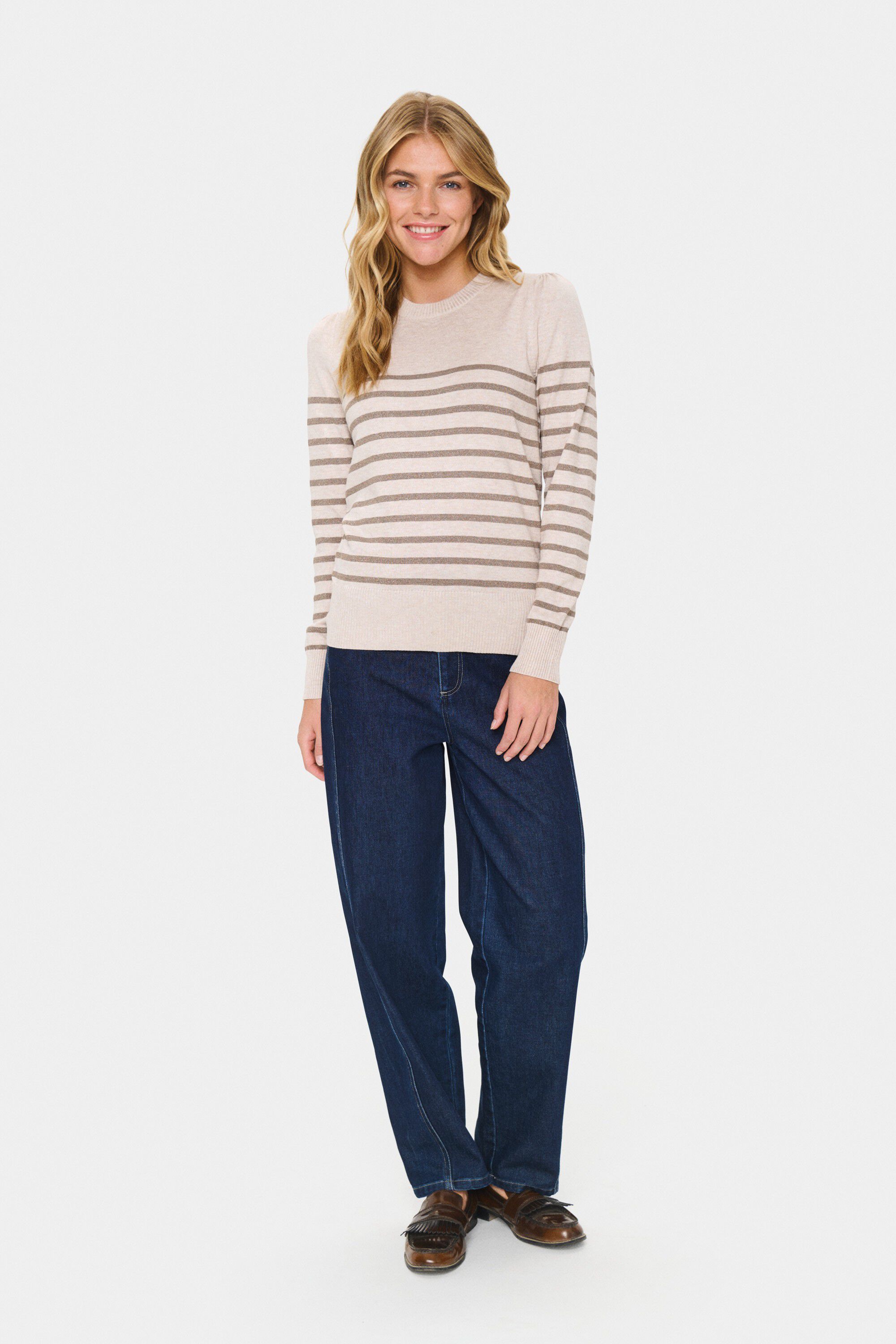 MilaSZ Shimmer Stripe Pullover