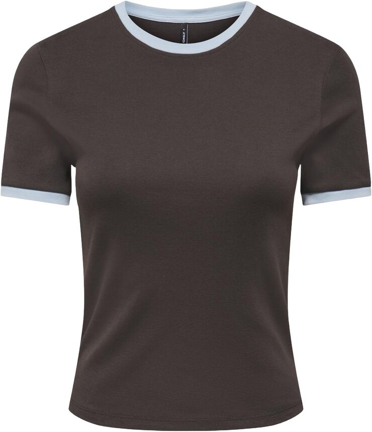 ONLBINA S/S SHORT TOP SOLID OS CS J