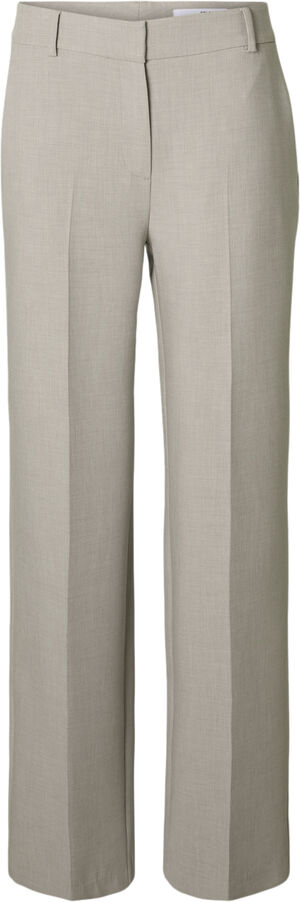 SLFRITA MW WIDE PANT MEL NOOS