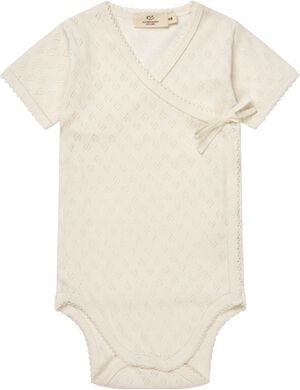 POINTELLE HEART CROSSOVER BODY SS