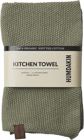 Knitted kitchen towel Oak
