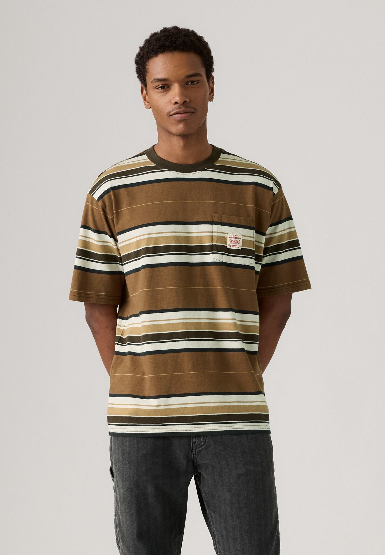 SS WORKWEAR TEE DARLIN STRIPE