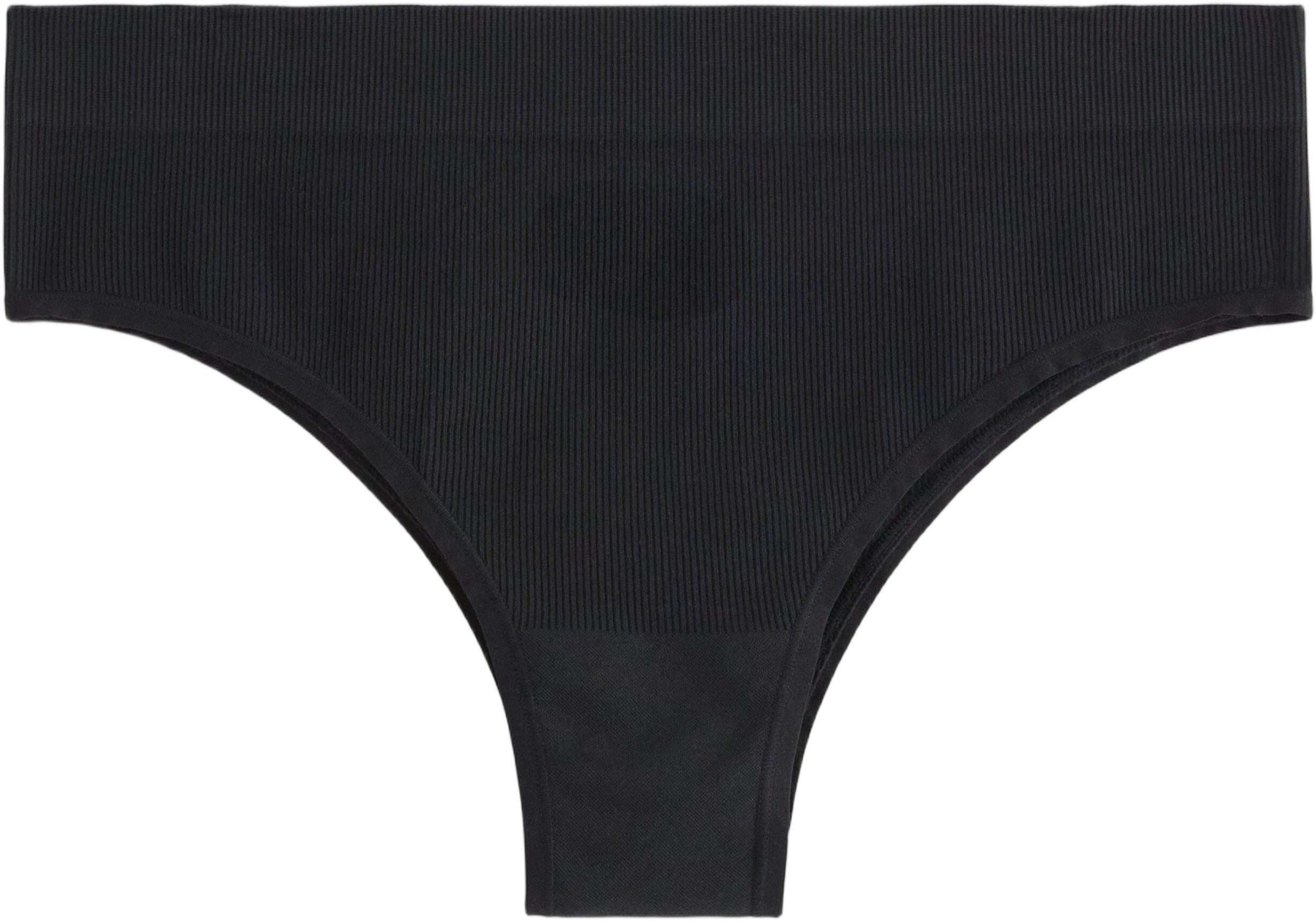 High waist brazilian briefs with a