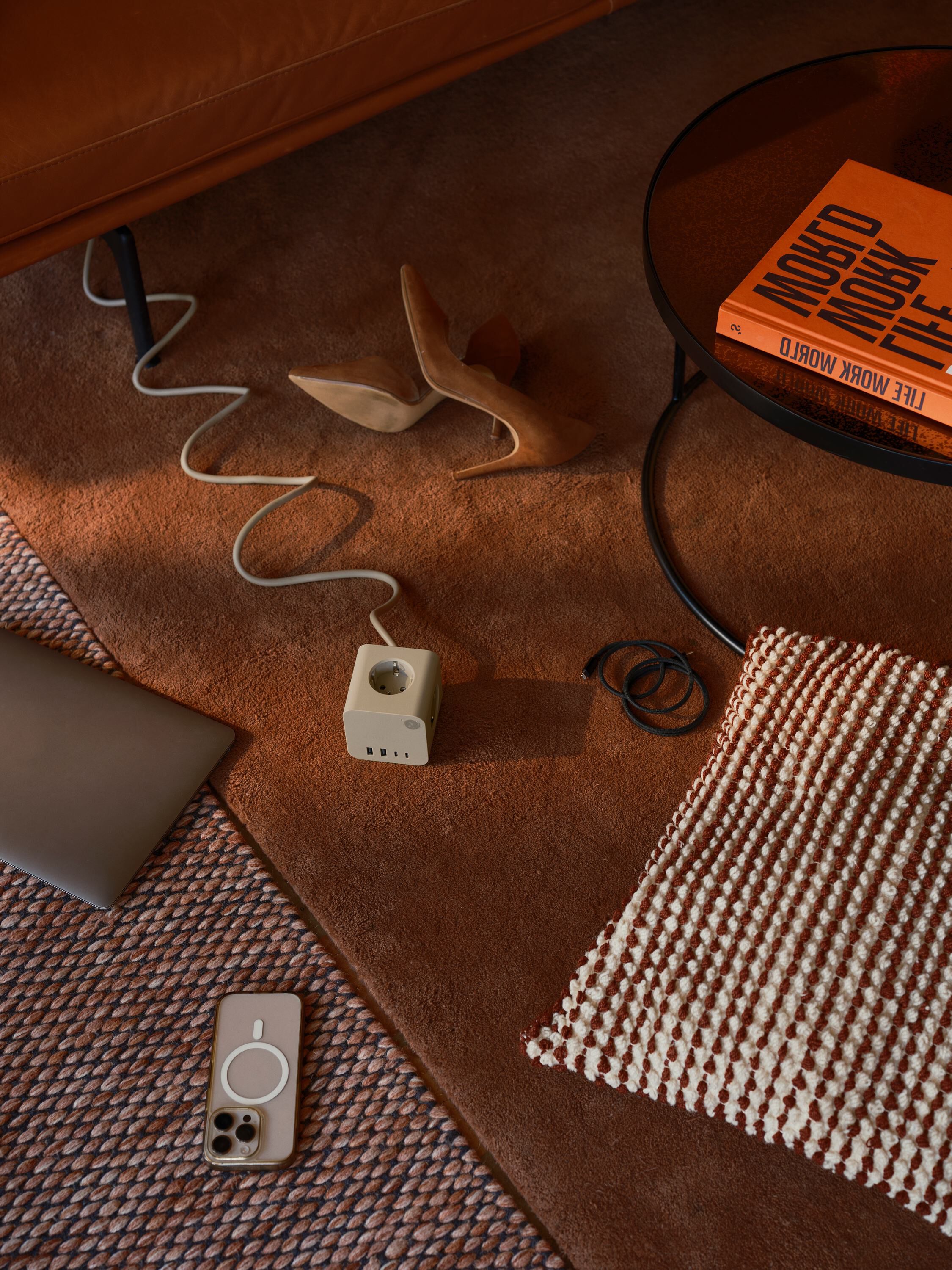 Ampie wired Kraftverk med flera uttag