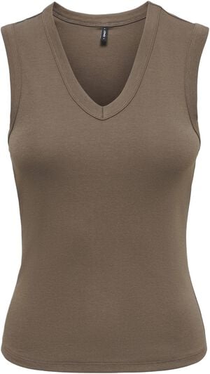 ONLRILEY S/L V NECK TOP CS JRS