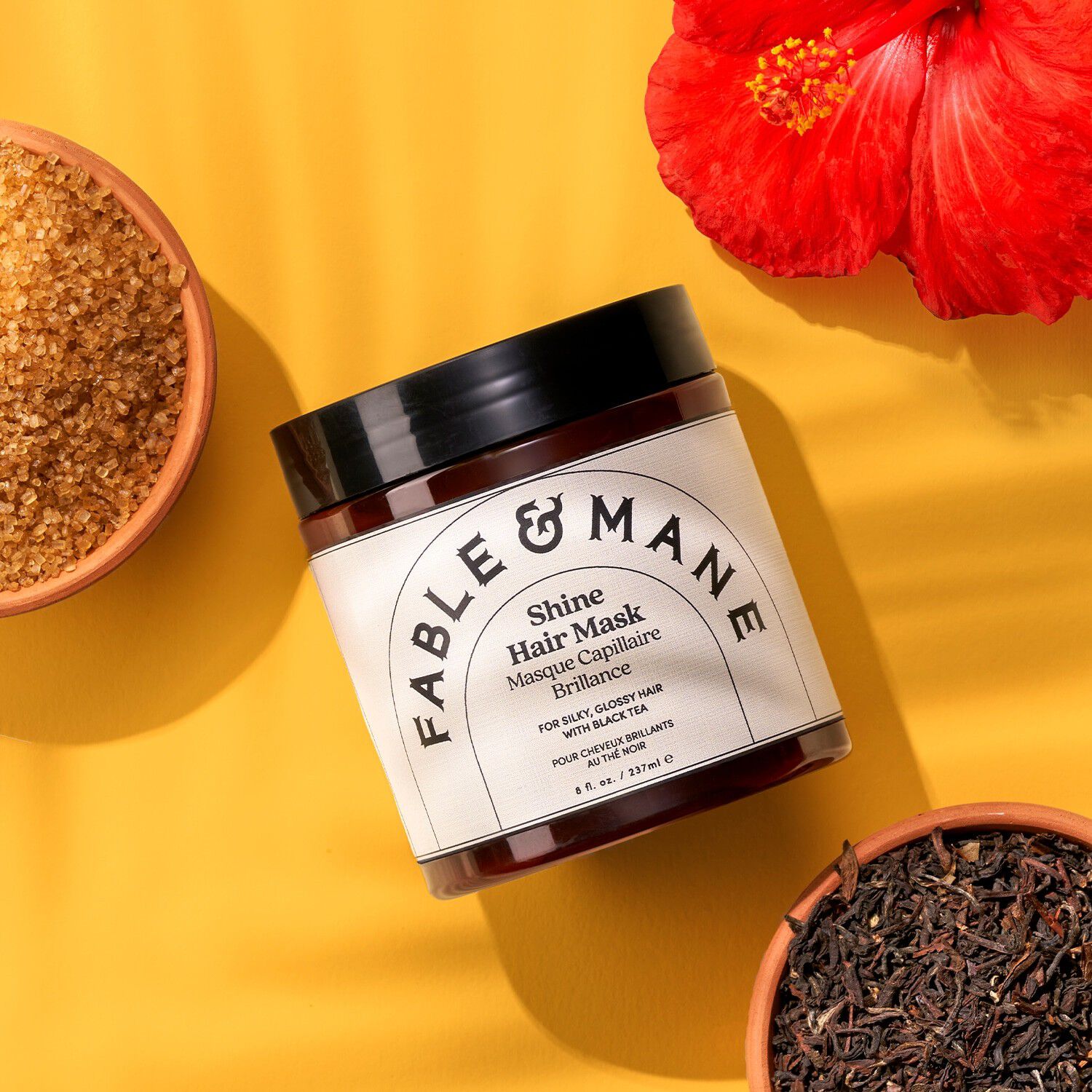 Masque capillaire brillance - Med svart te