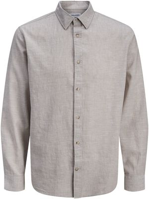 JJESUMMER LINEN BLEND SHIRT L/S SN