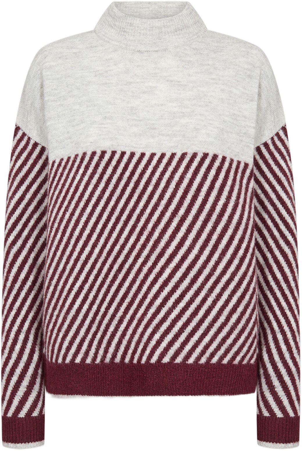 SC-NESSIE STRIPE 71 Pullover Bordeaux