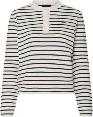 PCSENNA LS HALF PLACKET KNIT MPA BC