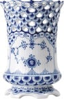 Blue Fluted Full Lace