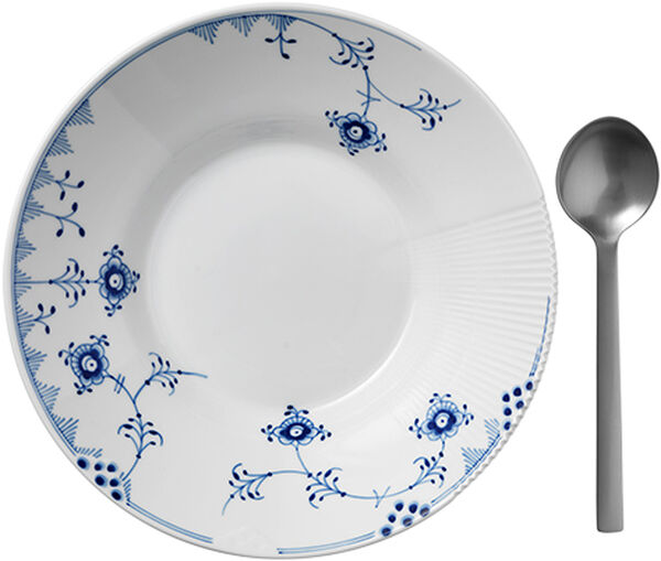 Blue Elements 24. 5 cm djup tallrik