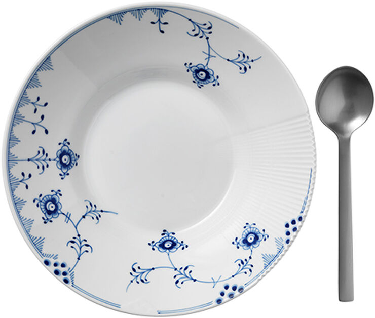 Blue Elements 24. 5 cm djup tallrik