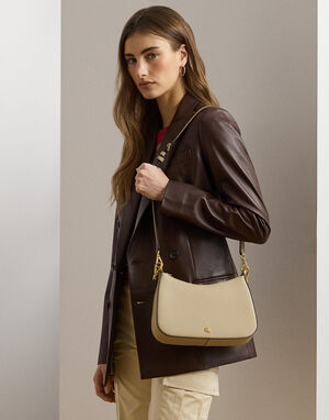 Crosshatch Leather Medium Danni Bag