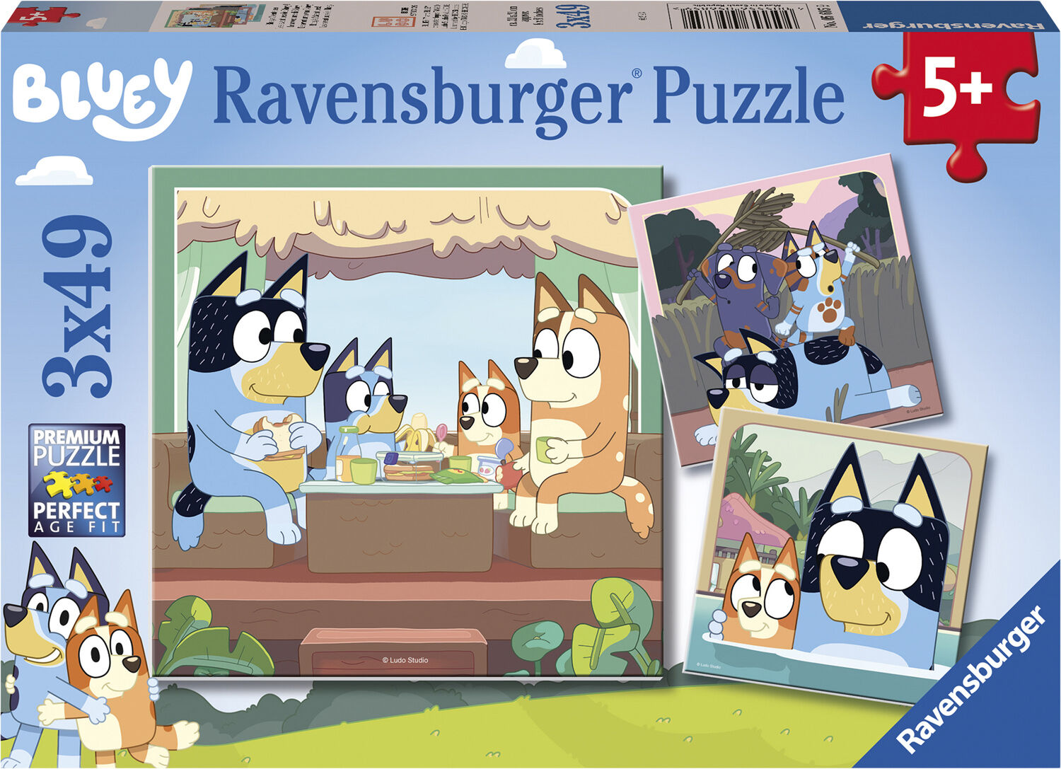 Ravnsburger 3*49 brikker ass