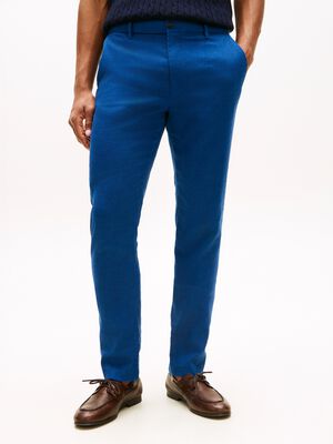 Denton Straight Leg Linen Blend Chinos