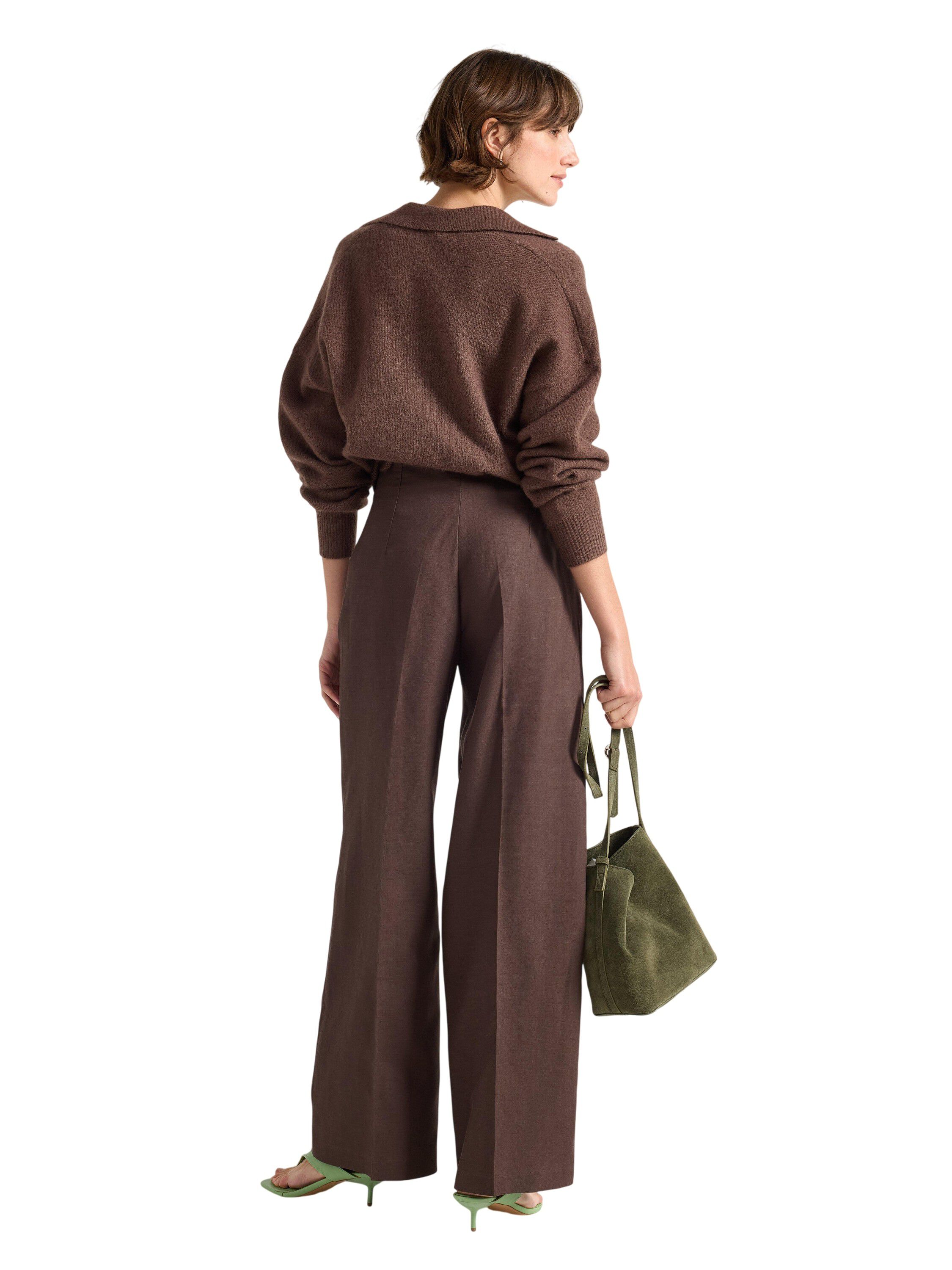 Vid bukse med normal midje og skjul