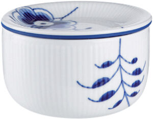 Blue Fluted Mega förvaringsburk 33 cl / 7 cm