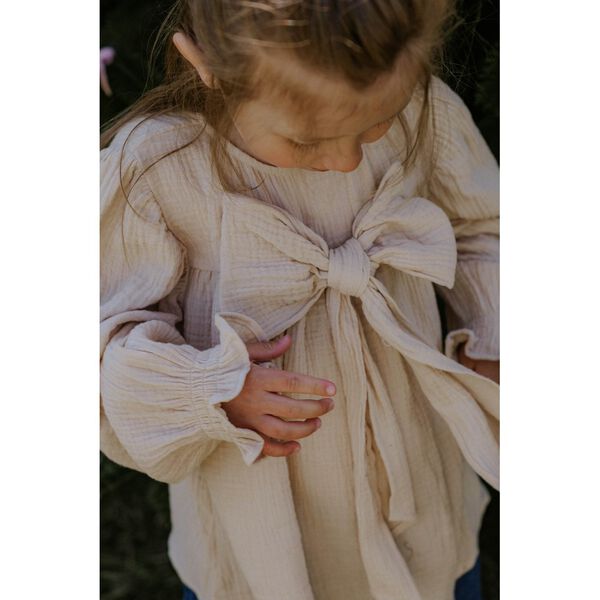 PACO BOW LS BLOUSE