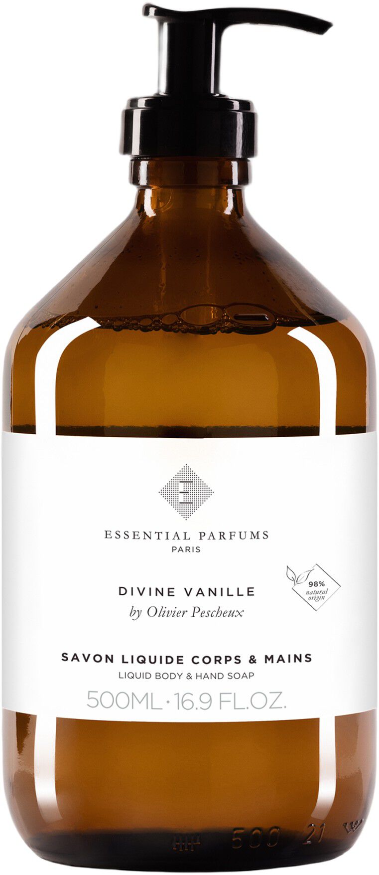 DIVINE VANILLE BY OLIVIER PESCHEUX HAND AND BODY SOAP 500ML