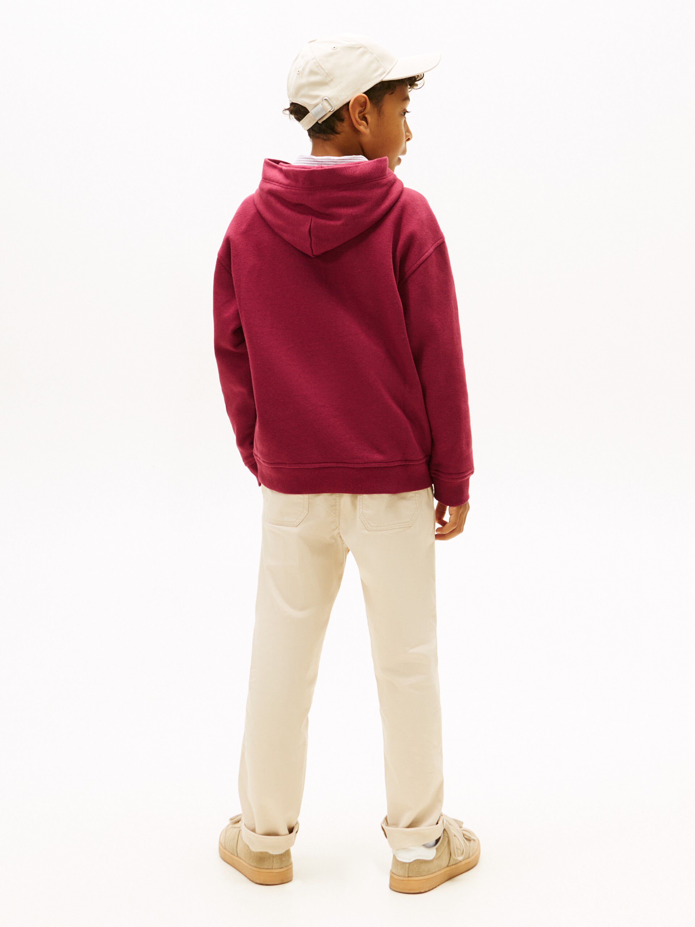 Logo Print Fleece Hoody