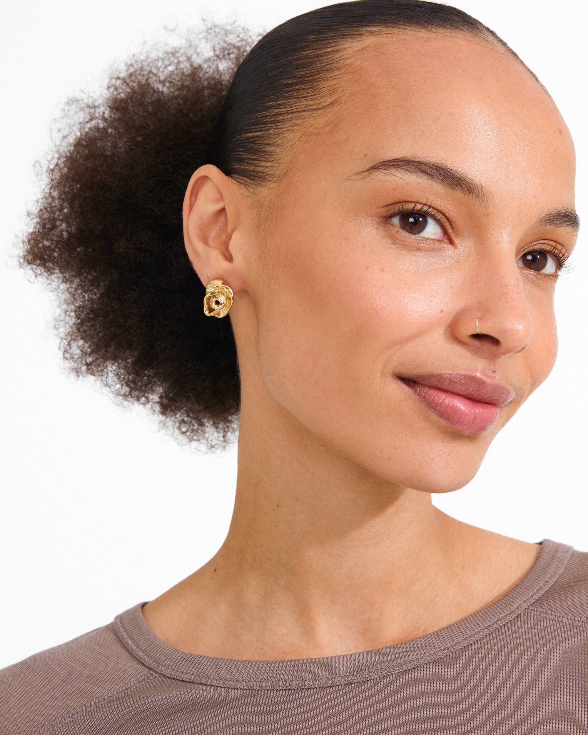 INNER earrings gold-plated