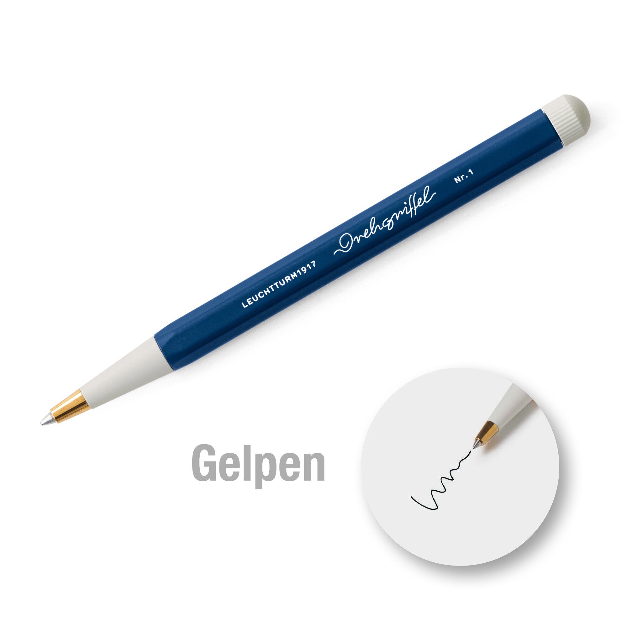 Leuchtturm1917 Drehgriffel gelpen Navy 365595