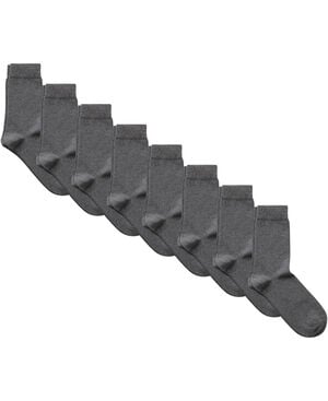 Mens plain sock 8 pk